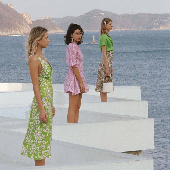 Faithfull the Brand Iris Check Edwina Dress - Picture 2 of 10